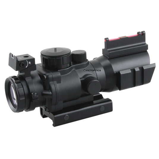 Victoptics C1 Fiber Sight 4x32 Prism Riflescope - Vector Optics Online Store