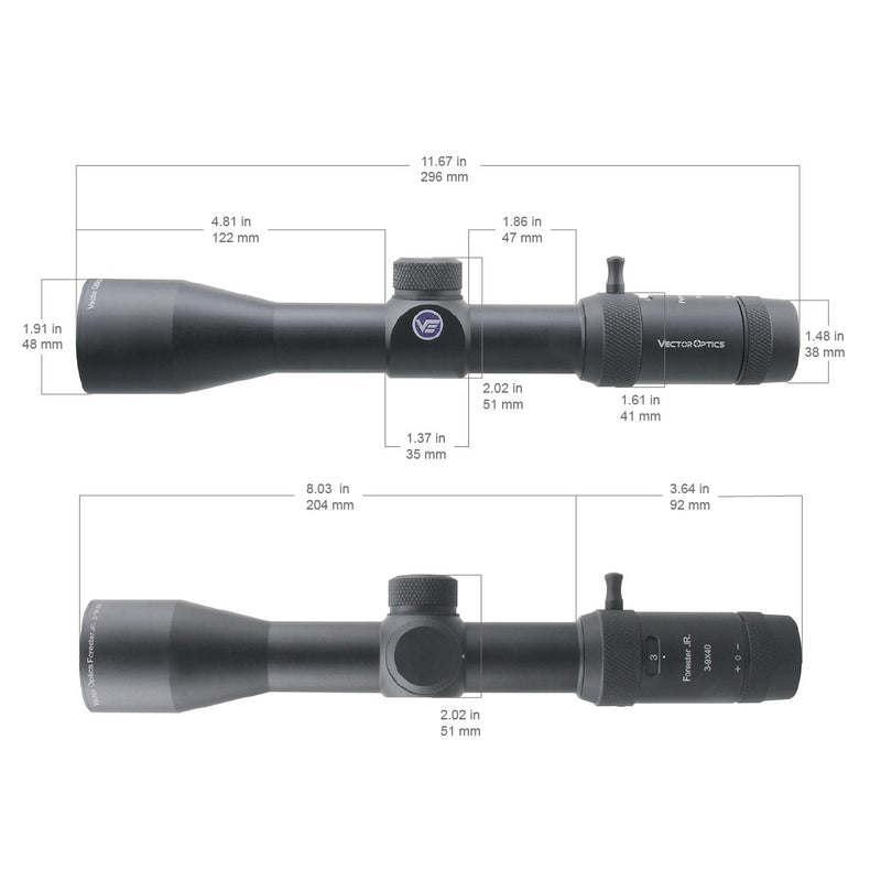 Load image into Gallery viewer, Forester JR. 3-9x40 Riflescope - Vector Optics Online Store