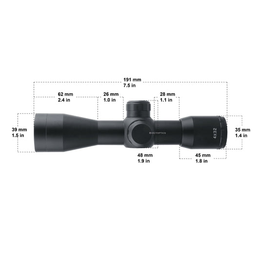 VictOptics B1 4x32 Compact Scope - Vector Optics Online Store