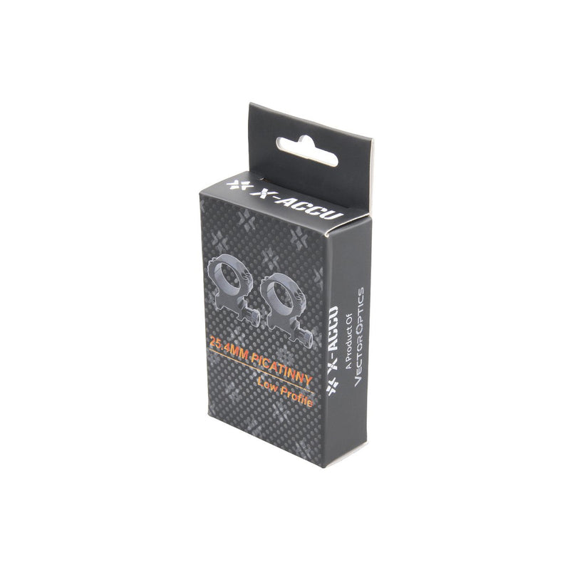 Load image into Gallery viewer, 25.4mm X-Accu 1in Low Profile Picatinny Rings - Vector Optics Online Store