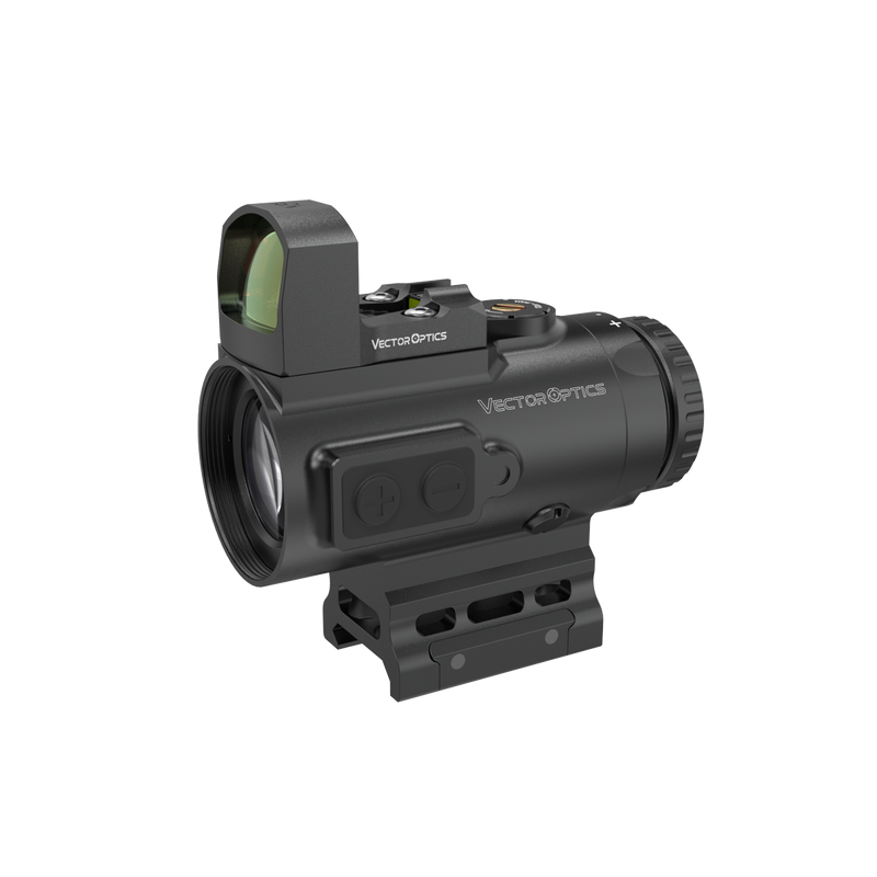 Load image into Gallery viewer, Piggyback Red Dot | Paragon 4x Prism Scope BDC Reticle w/ Center Dot (SCPS-M04)