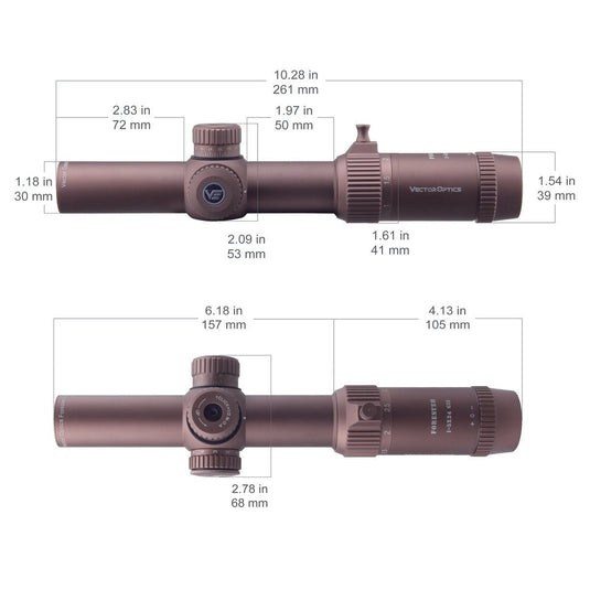 Forester 1-5x24SFP GenII FDE - Vector Optics Online Store