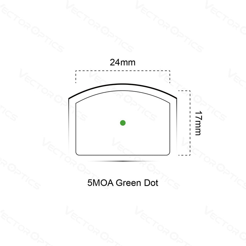 Load image into Gallery viewer, Frenzy 1x17x24 Pistol Green Dot Sight - Vector Optics Online Store
