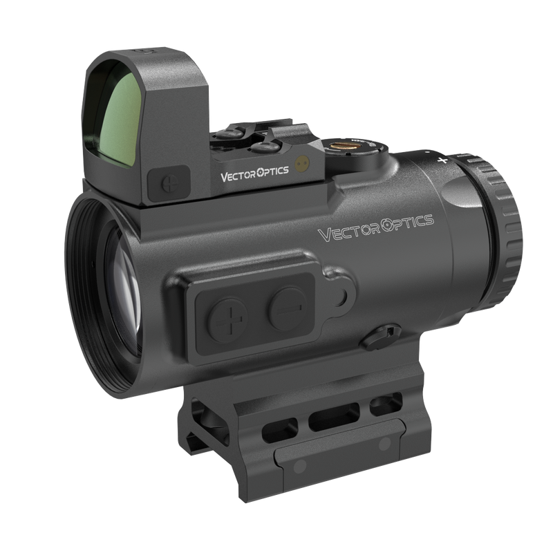 Load image into Gallery viewer, Piggyback Red Dot | Paragon 4x Prism Scope BDC Reticle w/ Center Dot (SCPS-M04)