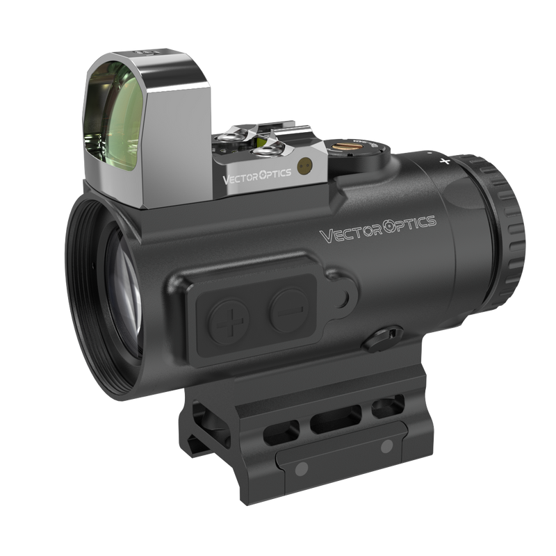 Load image into Gallery viewer, Piggyback Red Dot | Paragon 4x Prism Scope BDC Reticle w/ Center Dot (SCPS-M04)