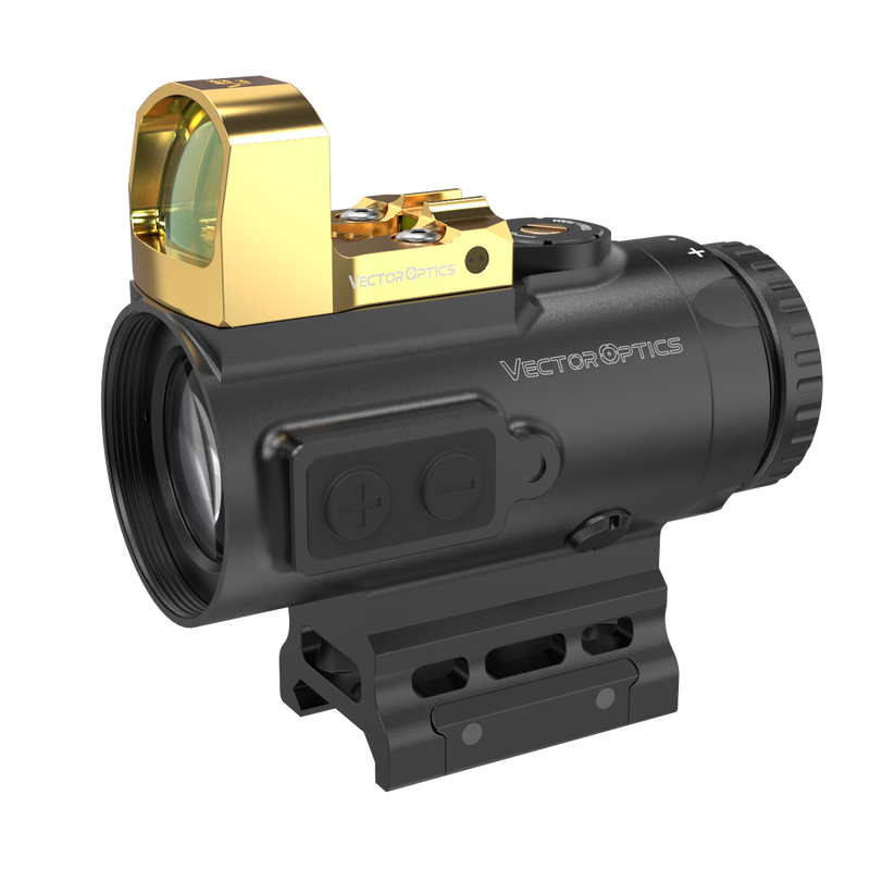 Load image into Gallery viewer, Piggyback Red Dot | Paragon 4x Prism Scope BDC Reticle w/ Center Dot (SCPS-M04)