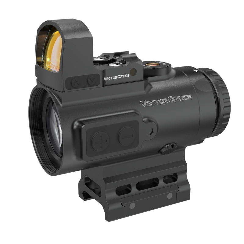 Load image into Gallery viewer, Piggyback Red Dot | Paragon 4x Prism Scope BDC Reticle w/ Center Dot (SCPS-M04)