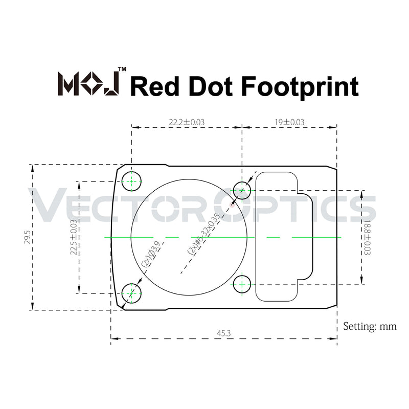 Load image into Gallery viewer, MOJ Red Dot Sight Offset Picatinny Mount
