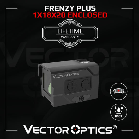 Frenzy Plus 1x18x20 Enclosed Reflex Sight - Vector Optics Online Store