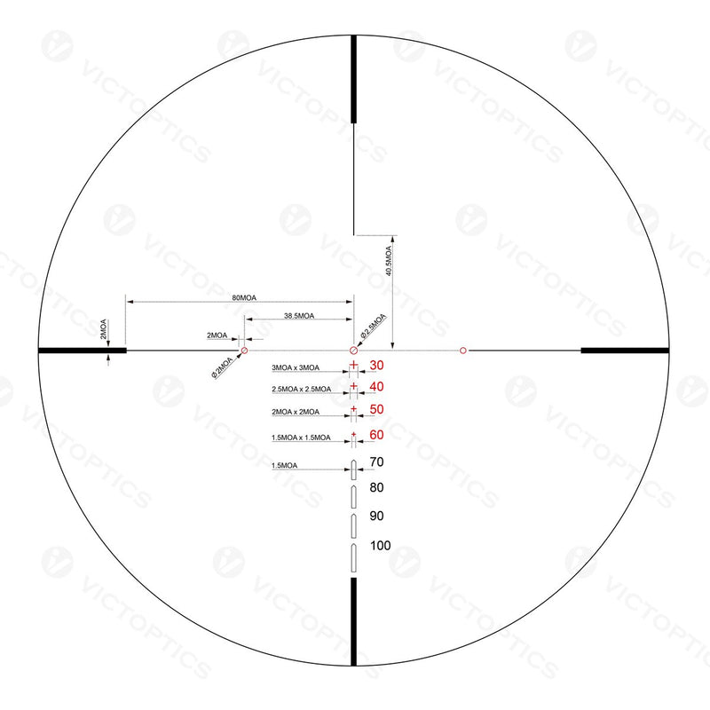 Load image into Gallery viewer, VictOptics SCB 2-5x24 Crossbow Scope - Vector Optics Online Store