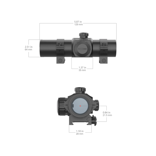 VictOptics T1 1x30 Red Dot Scope - Vector Optics Online Store