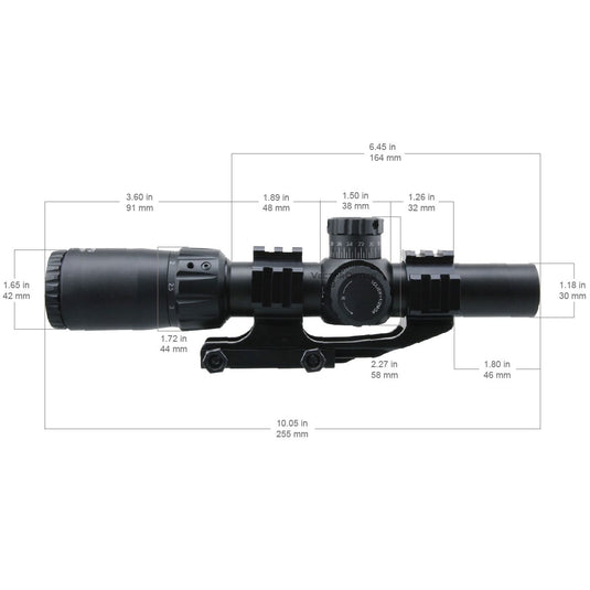 Mustang 1-4x24 FFP LPVO - Vector Optics Online Store