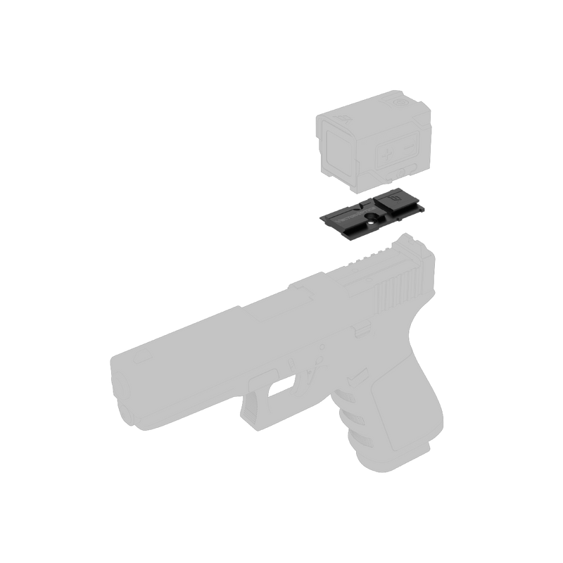 Load image into Gallery viewer, MOS to VOD Footprint Pistol Red Dot Steel Adapter - Vector Optics Online Store