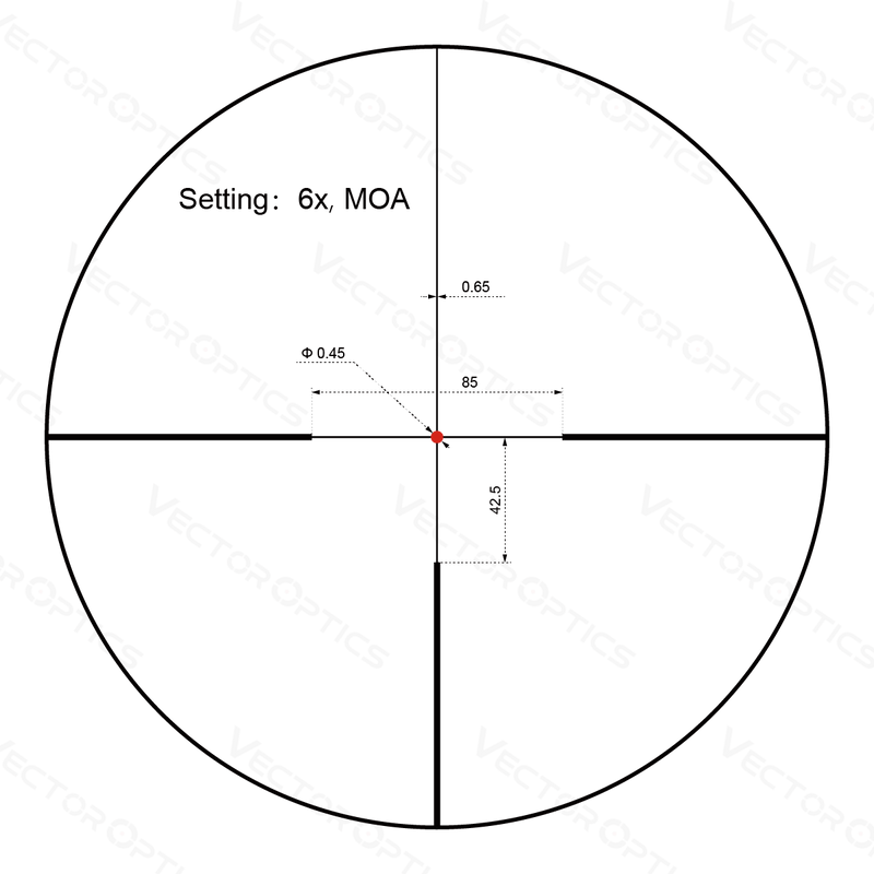 Load image into Gallery viewer, Constantine 1-6x24i Fiber Dot Reticle - Vector Optics Online Store