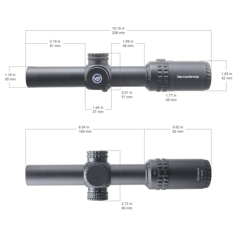 Load image into Gallery viewer, Grimlock 1-4x24SFP - Vector Optics Online Store