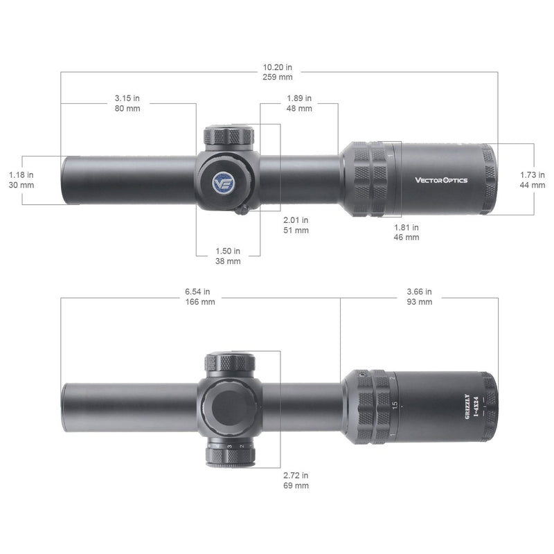 Load image into Gallery viewer, Grizzly 1-4x24 Hunting - Vector Optics Online Store