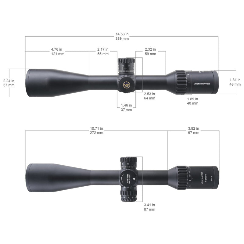 Load image into Gallery viewer, Continental x6 4-24x50 Tactical ARI - Vector Optics Online Store