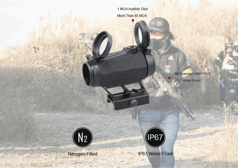Load image into Gallery viewer, Maverick-IV 1x20 Mini Rubber Armored Reflex Sight MIL - Vector Optics Online Store