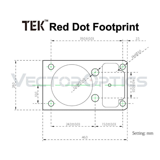 Frenzy 1x17x24 Pistol Green Dot Sight - Vector Optics Online Store