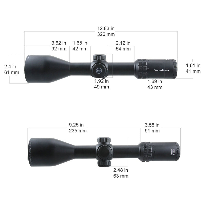 Load image into Gallery viewer, Grizzly 3-12x56 Pro Fiber Hunting - Vector Optics Online Store