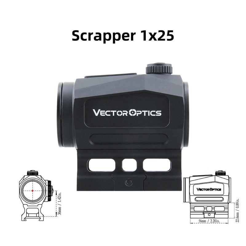 Load image into Gallery viewer, Scrapper Red Dot Sight With 3x Paragon Magnifier - Vector Optics US Online Store