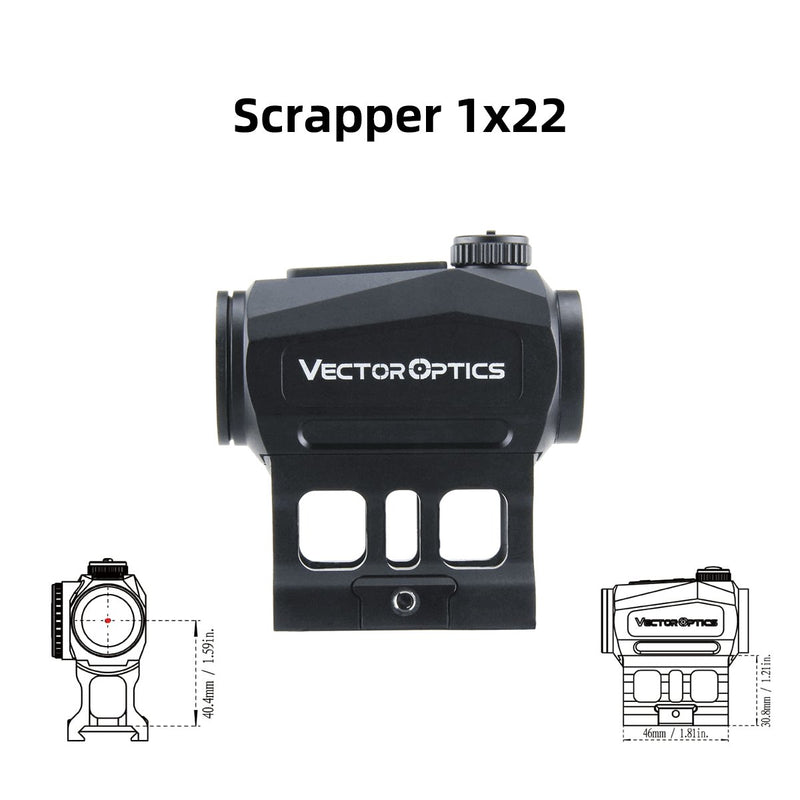 Load image into Gallery viewer, Scrapper Red Dot Sight With 3/5X Paragon Magnifier - Vector Optics Online Store