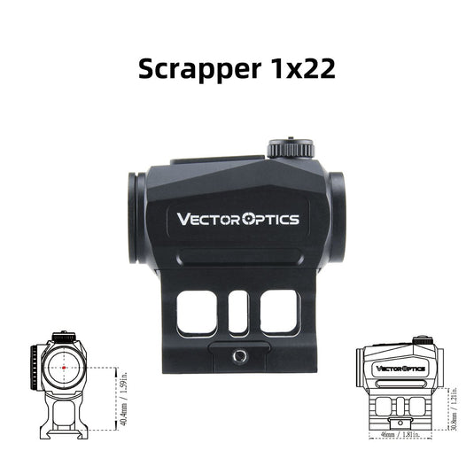 Scrapper Red Dot Sight With 3/5X Paragon Magnifier - Vector Optics Online Store