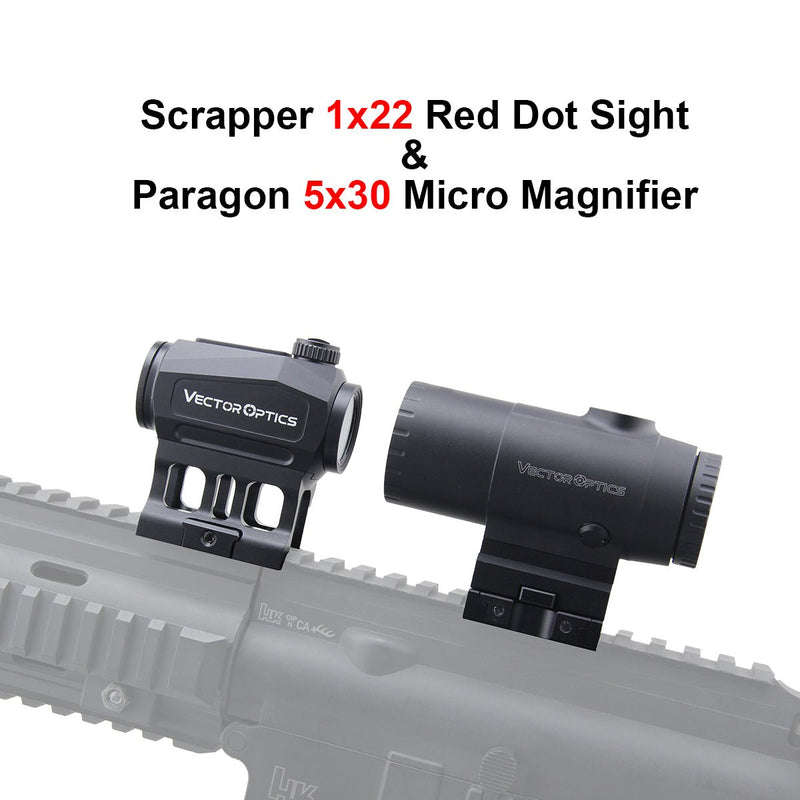 Load image into Gallery viewer, Scrapper Red Dot Sight With 3/5X Paragon Magnifier - Vector Optics Online Store