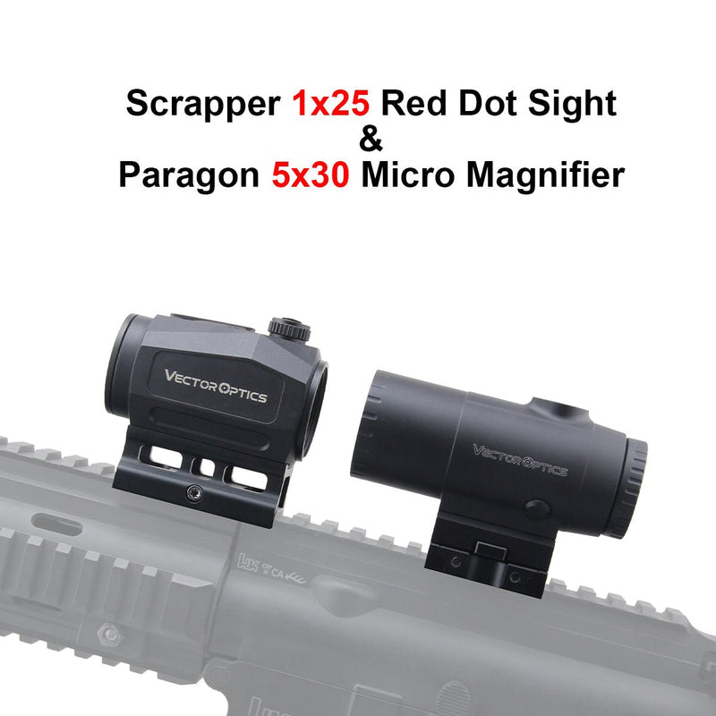 Load image into Gallery viewer, Scrapper Red Dot Sight With 3/5X Paragon Magnifier - Vector Optics Online Store