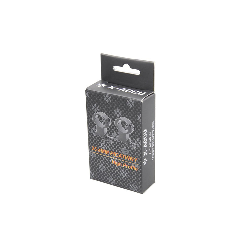 Load image into Gallery viewer, 25.4mm X-Accu 1.4" High Profile Picatinny Rings - Vector Optics Online Store
