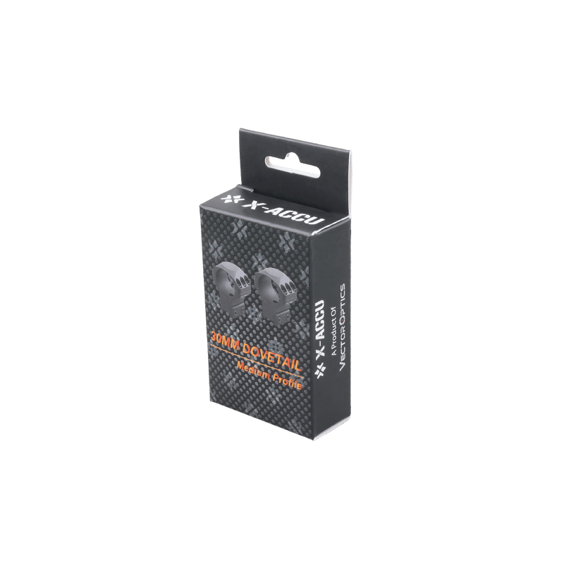 Load image into Gallery viewer, 30mm X-Accu 1.25in Profile Dovetail Scope Rings - Vector Optics Online Store