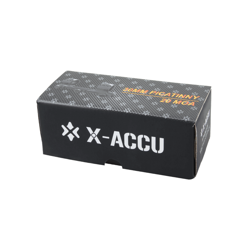 Load image into Gallery viewer, X-ACCU 30mm 1.2" Medium Profile 1- Piece 20MOA Picatinny - Vector Optics Online Store