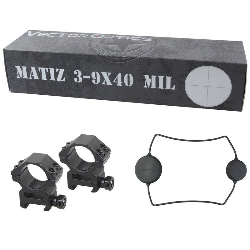 Load image into Gallery viewer, Break Barrel Air Rifle Scope | Matiz 3-9x40 SFP MIL 1" Rifle Scope (SCOM-32)