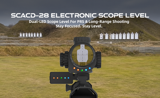 SCACD-28 Electronic Scope Level—Stay Sharp, Shoot Smooth