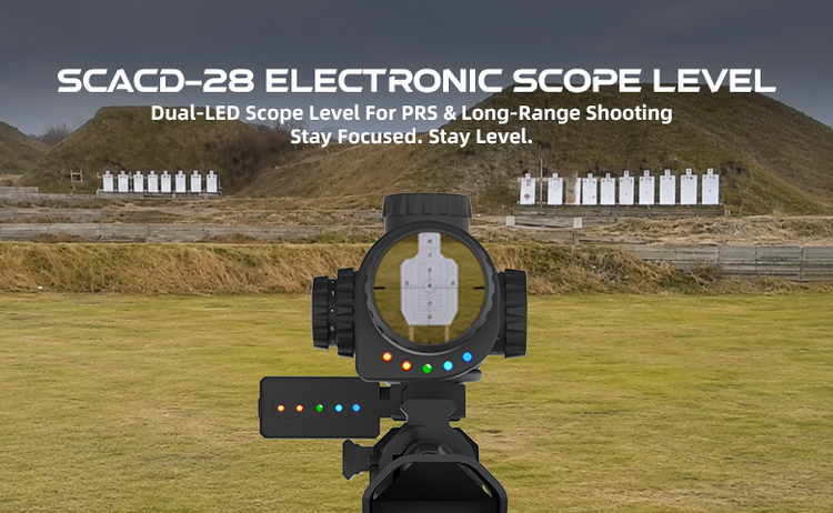 SCACD-28 Electronic Scope Level—Stay Sharp, Shoot Smooth