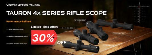 Tauron 4X Series by Vector Optics: Precision Optics Reengineered for Modern Shooters