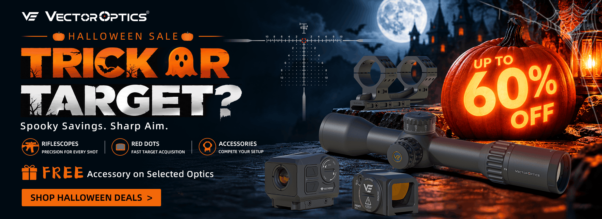 Halloween Sale Up to 60% OFF – Vector Optics US Online Store