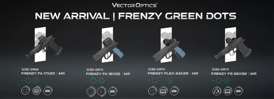 Go Green, Aim Faster | Frenzy Green Dot Sights for Pistol & PCC Setups