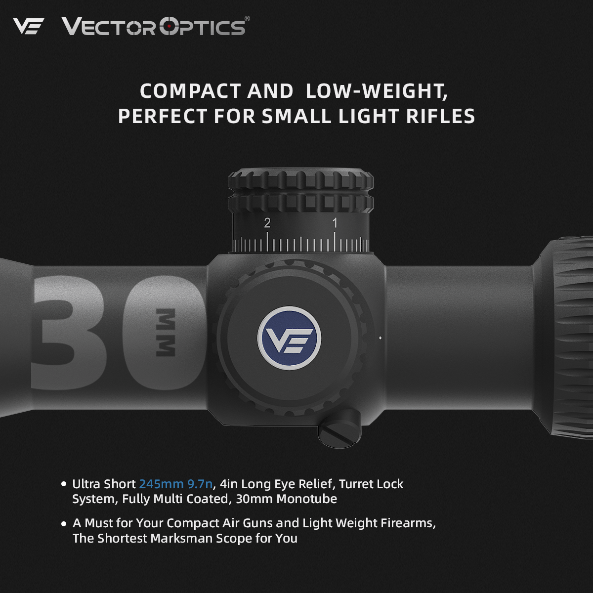 Veyron 3-12x44 COMPACT Ultra Short