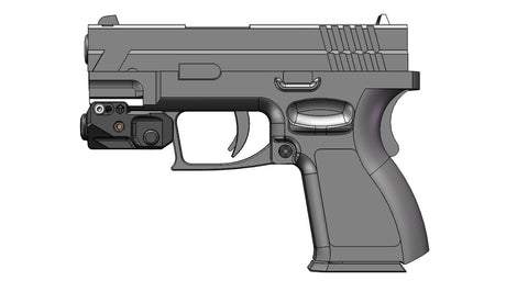 Scrapper Subcompact Pistol Red Laser Sight