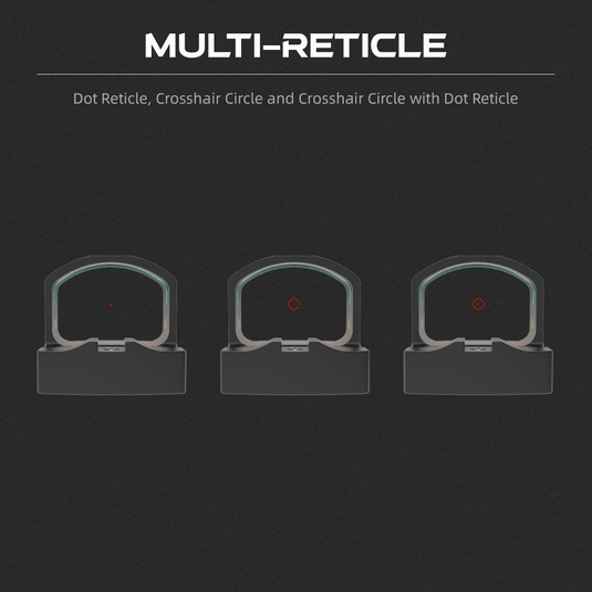 Multi Reticle | Frenzy FM 1x17x24 MRT Red Dot Sight (SCRD-M43) | for Glock® 43X/48