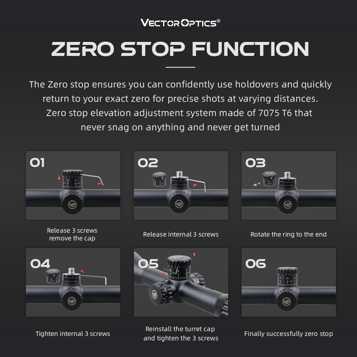 Continental x8 6-48x56 ED ZERO STOP FUNCTION