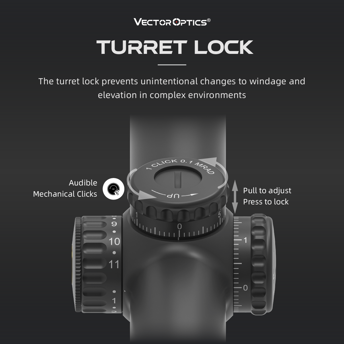 Continental x8 1-8x24 ED TURRET LOCK