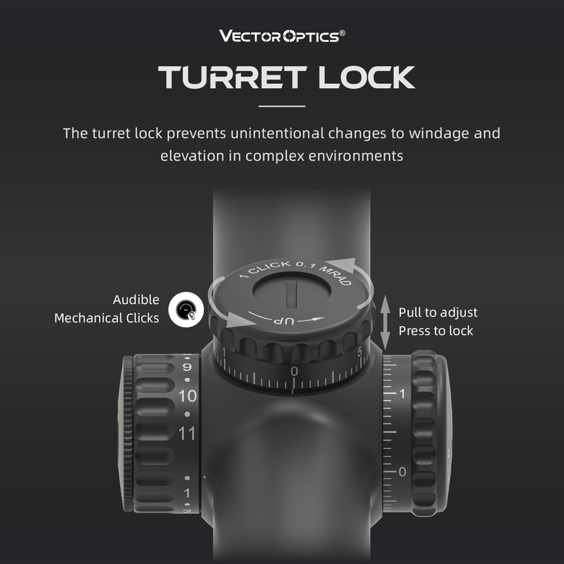 Load image into Gallery viewer, Continental x8 1-8x24 ED TURRET LOCK
