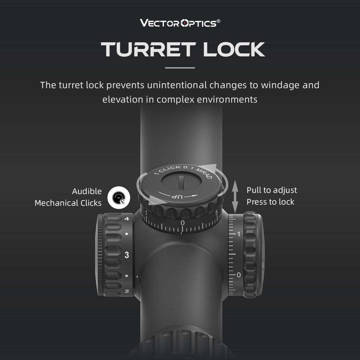 Continental 1-6x24 HD SFP TURRET LOCK
