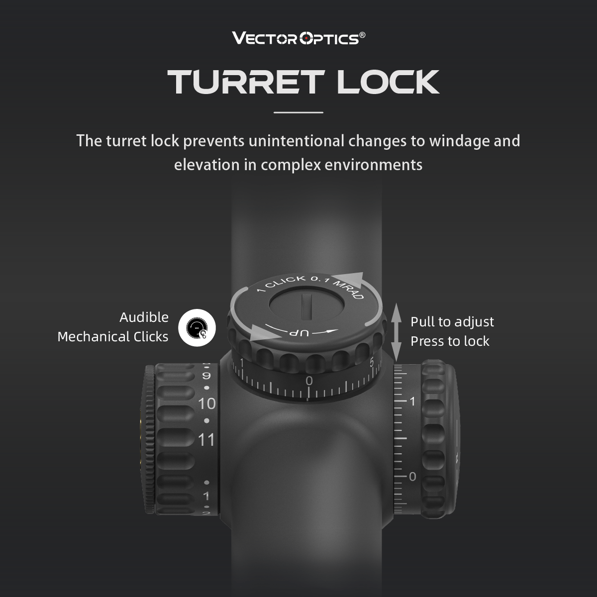 Continental x8 1-8x24i TURRET LOCK