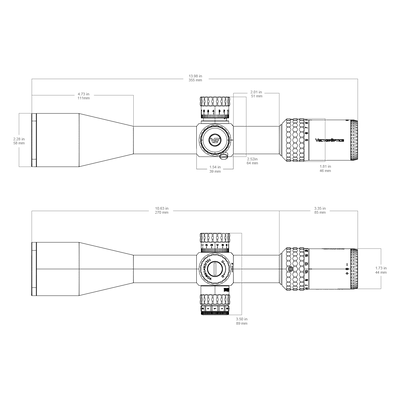 Sentinel 5 - 25x50 HD FFP Rifle Scope - Vector Optics US Online Store