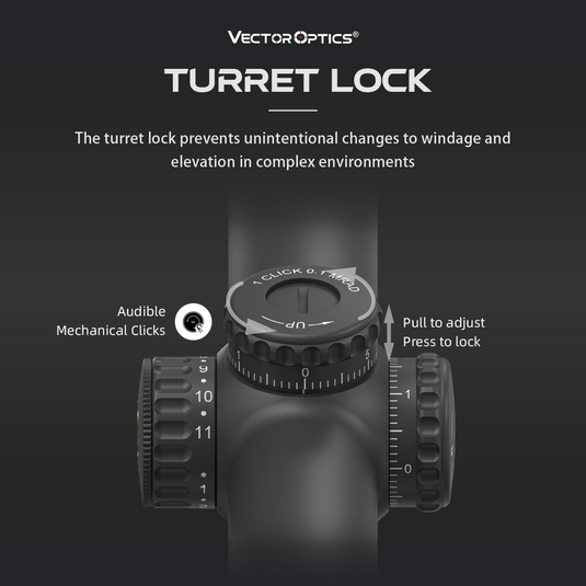 Continental 1-10x24i ED TURRET LOCK
