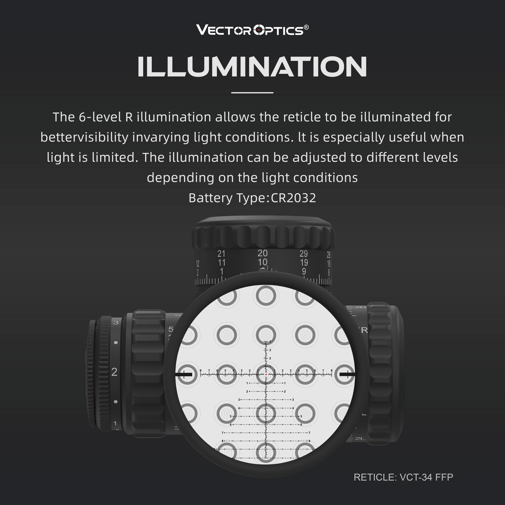 34mm Continental 3-18x50 FFP ILLUMINATION