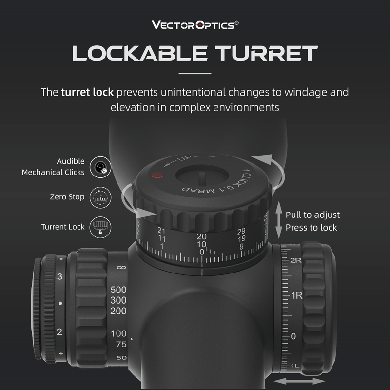 Load image into Gallery viewer, 34mm Continental 3-18x50 FFP LOCKABLE TURRET
